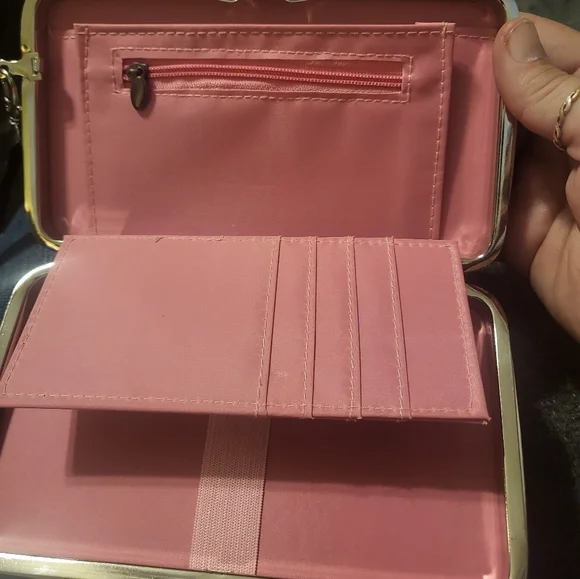 Boutique Baellerry Black Bow Detail Wallet - Picture 4 of 8